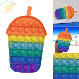 Juguete de descompresión creativo de silicona Push Bubble Fidget juguete de pensamiento de entrenamiento juego de rompecabezas para niños adultos
