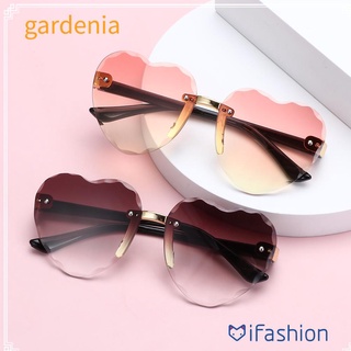 Gardenia lentes de sol para niños en forma de corazón UV 400 protección oceánica lentes de sol al aire libre/fiesta/fotografía