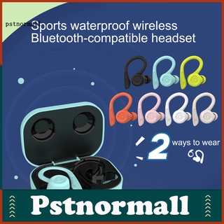 Pstnormall auriculares compatibles con Bluetooth durables deportivos compatibles con Bluetooth impermeables para teléfono móvil