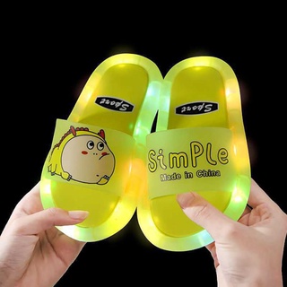 yunhun calzado luminoso jalea verano niños zapatilla led niñas zapatillas. (2)