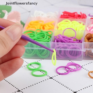 jointflowersfancy 600pcs goma telar bandas niña regalo banda elástica para bricolaje tejido pulsera de cordones cbg