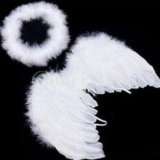 navone ventas para linda decoración alas de pluma venta blanco fiesta ángel bebé niños/multicolor (7)