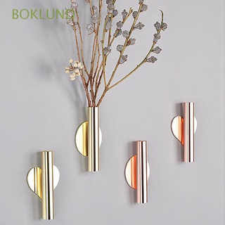 boklund - jarrón de flores de estilo nórdico, decoración del hogar, para colgar en la pared, jarrón, sala de estar, cinta de doble cara, sin golpes, decoración de pared