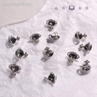 ✜Nuevos accesorios de decoración de uñas Net Red Hot Style Cute Happy Planet Diamond Nail Jewelry