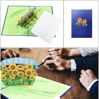 en girasol ramo 3d pop-up tarjeta hecha a mano tarjetas de felicitación para cumpleaños aniversario gracias día de la madre postales con sobre