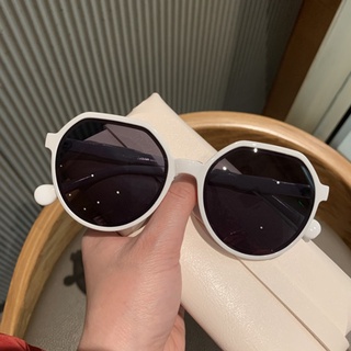 Estilo de moda todo-partido tendencia gafas de sol personalizadas marco redondo gafas de sol Trend Color caramelo marco grande gafas de sol CRD (6)