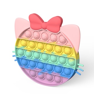 Popit Fidget juguete Push burbuja sensorial alivio del estrés niños juegos de la familia juego cuadrado (2)