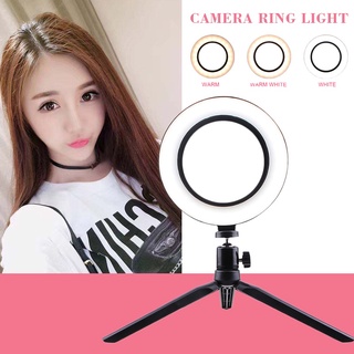 Led estudio anillo de luz foto vídeo regulable lámpara trípode Selfie cámara teléfono shbarbie