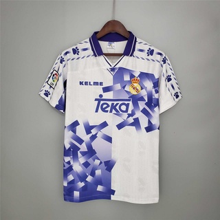 1996 1997 Real Madrid tercera camiseta de fútbol Retro de visitante (1)