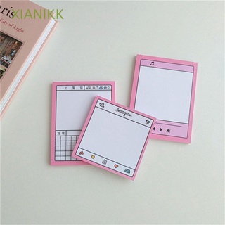 XIANIKK School Memo Pad DIY Decoration Message Note Notepad Diary Notepad Office Supplies Journal Decor Planner Stationery Dialog Box