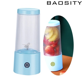 [Baosity*] Mini licuadora eléctrica mezcladora de frutas máquina exprimidor de hielo taza para la escuela oficina (4)