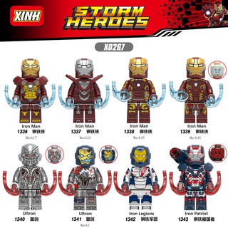 nuevo ironman iron man minifigures lego juguetes figura de acción x0267 marvel vengadores