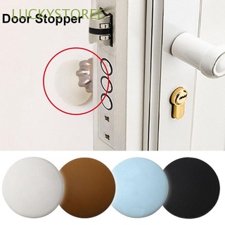 LUCKYSTOREE Rubber Door Handle Stopper Anti-slip Sticker Self Adhesive Wall Protector Buffer Doorknob Silicone Crash Pad Bumper/Multicolor