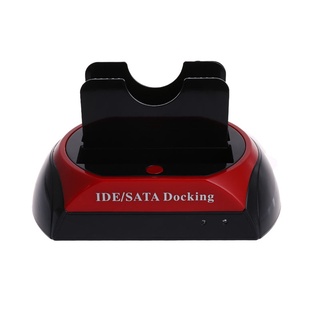 LETI Dual 2.5"/3.5" IDE SATA HDD soporte de disco duro Base Docking Station (9)