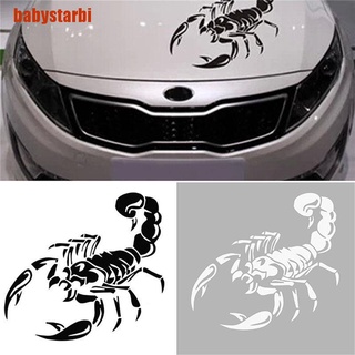 [babystarbi] 30 cm nuevo 3d scorpion coche pegatinas de estilo de coche pegatina para coches decoración diy