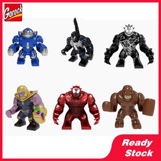 Gorock Compatible Con LEGO Superhero series Venom Thanos Muñeca Bloques De Construcción Y Juguetes Educativos Para Niños
