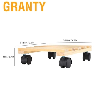 granty - soporte de bandeja móvil de madera con ruedas para suministros de jardín (8)