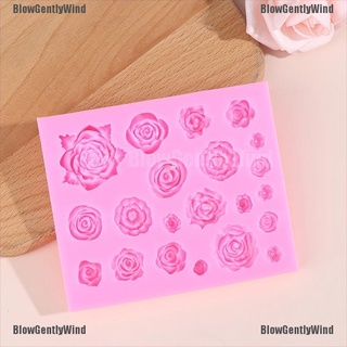 BlowGentlyWind - moldes de silicona para flores de rosas, bodas, cupcakes, Fondant, herramientas de decoración de tartas BGW