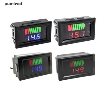 Pumiwei 12V 24V 60V 72V Batería Indicador De Capacidad De Plomo Ácido Coche Voltímetro Digital CO
