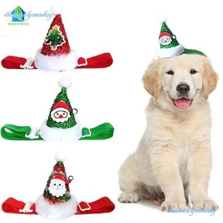 sombrero de disfraz para mascotas, diseño de perro de navidad, accesorios