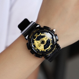 Reloj electrónico para hombres y mujeres, estilo simple, escuela secundaria, luminoso, impermeable, reloj para hombres JK