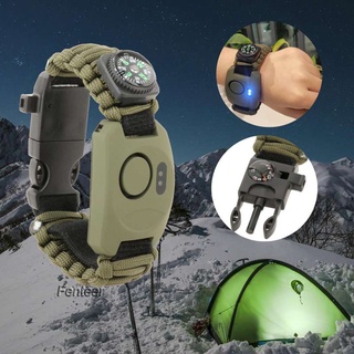 [FENTEER] Batería de alarma de muñeca luz de emergencia para acampar caza equipo y naturaleza