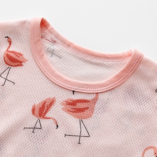 niños pijamas conjunto para 0-7 años moda impreso ropa de dormir conjunto con mangas largas bebé niñas algodón conjunto de ropa f# (8)