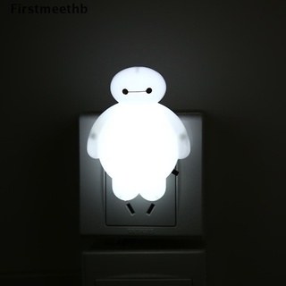 [firstmeethb] baymax led bombilla de luz nocturna ahorro de energía gran héroe 6 lindo lámpara hogar niño regalo caliente