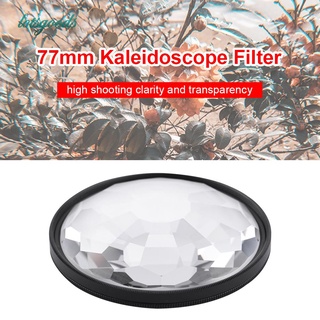 (Lotsgoods) 77 mm cámara de vidrio caleidoscopio Prism filtro fotografía Props