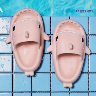 [EJOY BBshoe] 1 Pair Baby Sandals Cartoon Shape Anti-slip Soft Sole Thick Children Shark Slippers for Home (7)