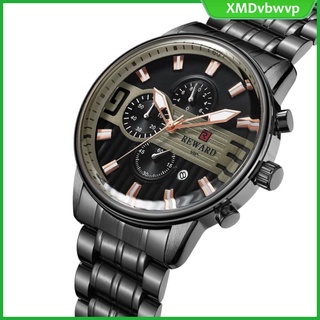 reloj de pulsera de cuarzo analógico para hombre, reloj de pulsera de negocios fitness, reloj deportivo con pulsera de acero (3)