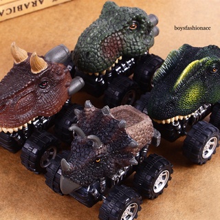 Bby--niños\'s Day Creative Simulation dinosaurio modelo tire hacia atrás Mini coche de juguete (5)