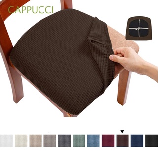 CAPPUCCI Stretch funda plegable asiento cubierta de la silla de oficina para tapizado silla de comedor banquete fiesta elástica gruesa Hotel textil para el hogar/Multicolor