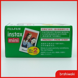 Brshiwaki Película de Foto blanca 20 hojas Para cámara Fuji Instax instantánea Mini 7s 25 90 9 (1)