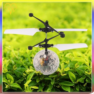 [mall] Bola de cristal voladora de Control remoto LED luz intermitente de inducción infrarroja helicóptero bola divertido juguete regalo para niños