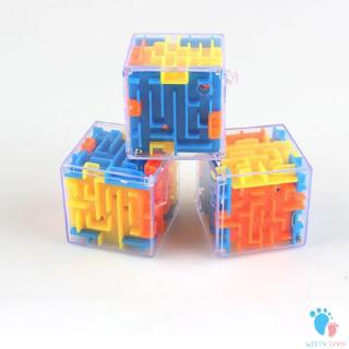 Juguete Educativo Para Niños Mini Laberinto Estéreo Divertido 3D Cubo Pelota Creativo (1)