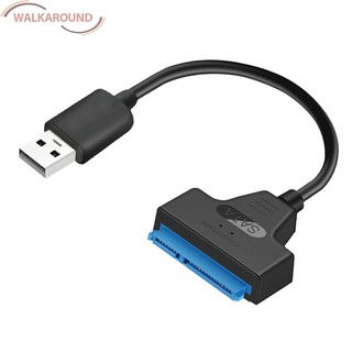 Cable Adaptador De Carga graroiC De Gran Venta , USB 2.0 A SATA 22pin Convertidor Para SSD HDD De 2.5 Pulgadas (1)