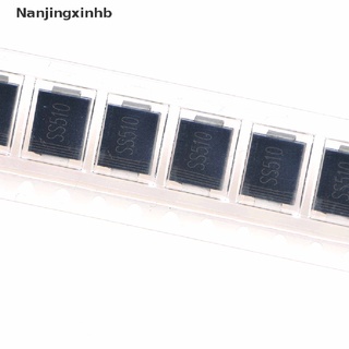 [nanjingxinhb] 50pcs ss510 sr5100 smc 5a/100v do-214ab chip schottky diodos soporte de superficie [caliente]