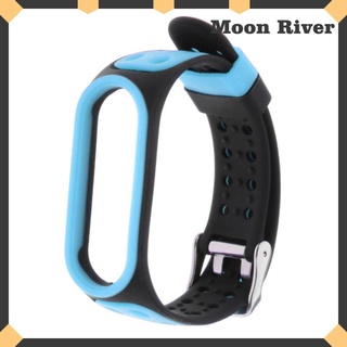 Xiaomi (Moon Rio) repuesto Banda compatible con xiaomi Mi band 5 suave pulsera deportiva pulsera Fit Xiao Mi band 5 reloj Inteligente