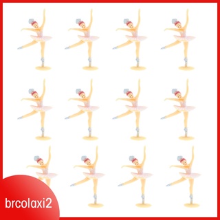 [BRCOLAXI2] 12 piezas Mini baile Ballet niña Baby Shower bautizo fiesta favores decoración de mesa