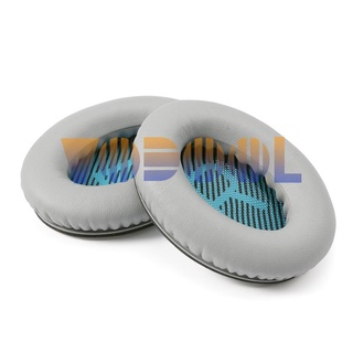 Vodool - almohadillas de cuero para auriculares Bose QC25 QC15