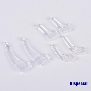 (Nispecial) 10 pares de lentes antideslizantes para orejas, puntas, gafas, agarre, soporte de silicón