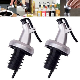 Pulverizador de aceite de oliva dispensador de licor vertedores de vino Flip Top tapón herramientas de cocina ☆Gogohomemall (2)