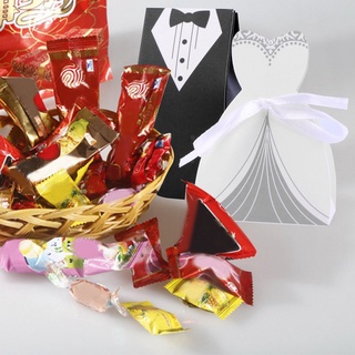 #mte 50 cajas de regalo de caramelo blanco y negro con cinta para favor de fiesta de boda (2)