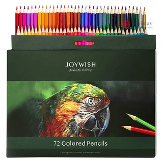 Joywish 12/18/24/36/48/72 lápices de colores profesional de aceite de arte de Color lápices conjunto para estudiantes niños adultos artistas para dibujar bocetos escritura colorear libros0