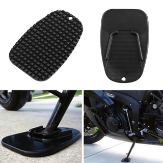 soporte universal para motocicleta, soporte lateral, base de placa, color negro
