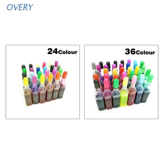 Ove 24/36 colores 8ml pigmento de resina epoxi tinta tinta DIY arte artesanía colorante colorante DIY limo suministros accesorios