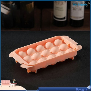 bologna Non-stick Ice Ball Mold with Lid PP 15 Cavity DIY Ice Cube Mold Kitchen Tool