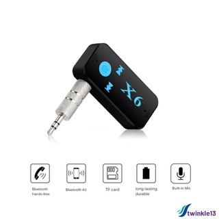 Receptor De Audio Bluetooth Adaptador X6 Música Coche Sonido twinkle13 (1)