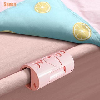 seven (+) 6 piezas de pinzas para sábanas antideslizantes, abrazadera, funda de cama, sujetadores